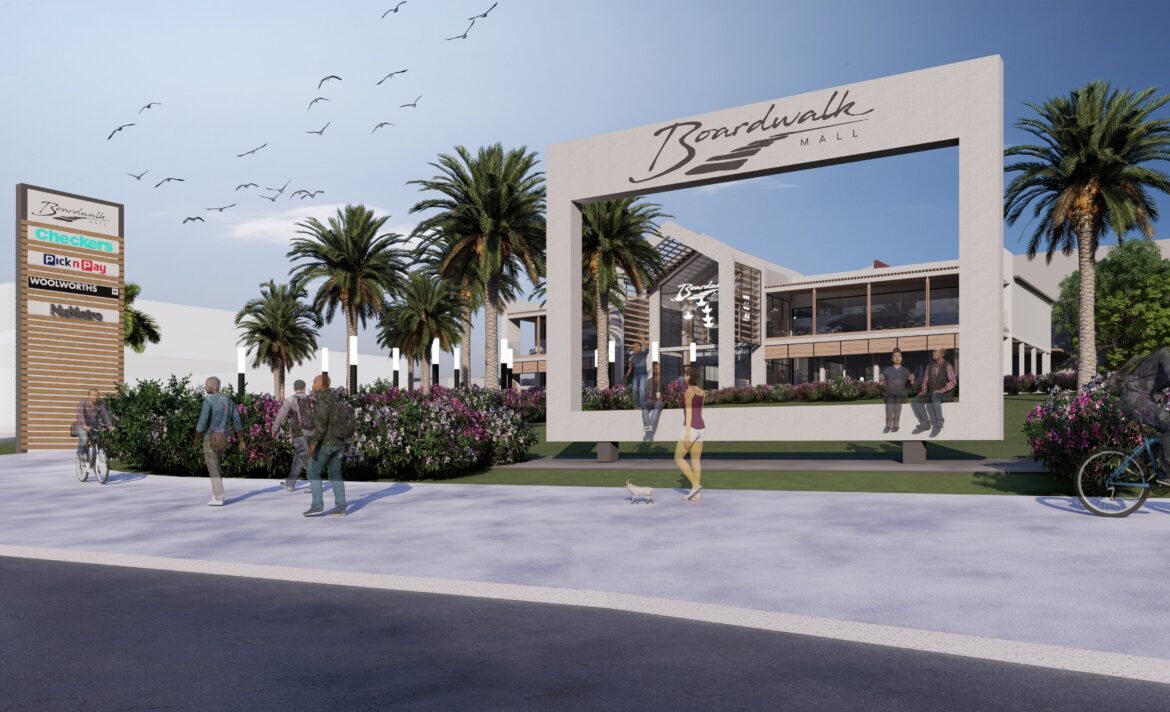 Architects-persepective-of-the-Boardwalk-Mall-