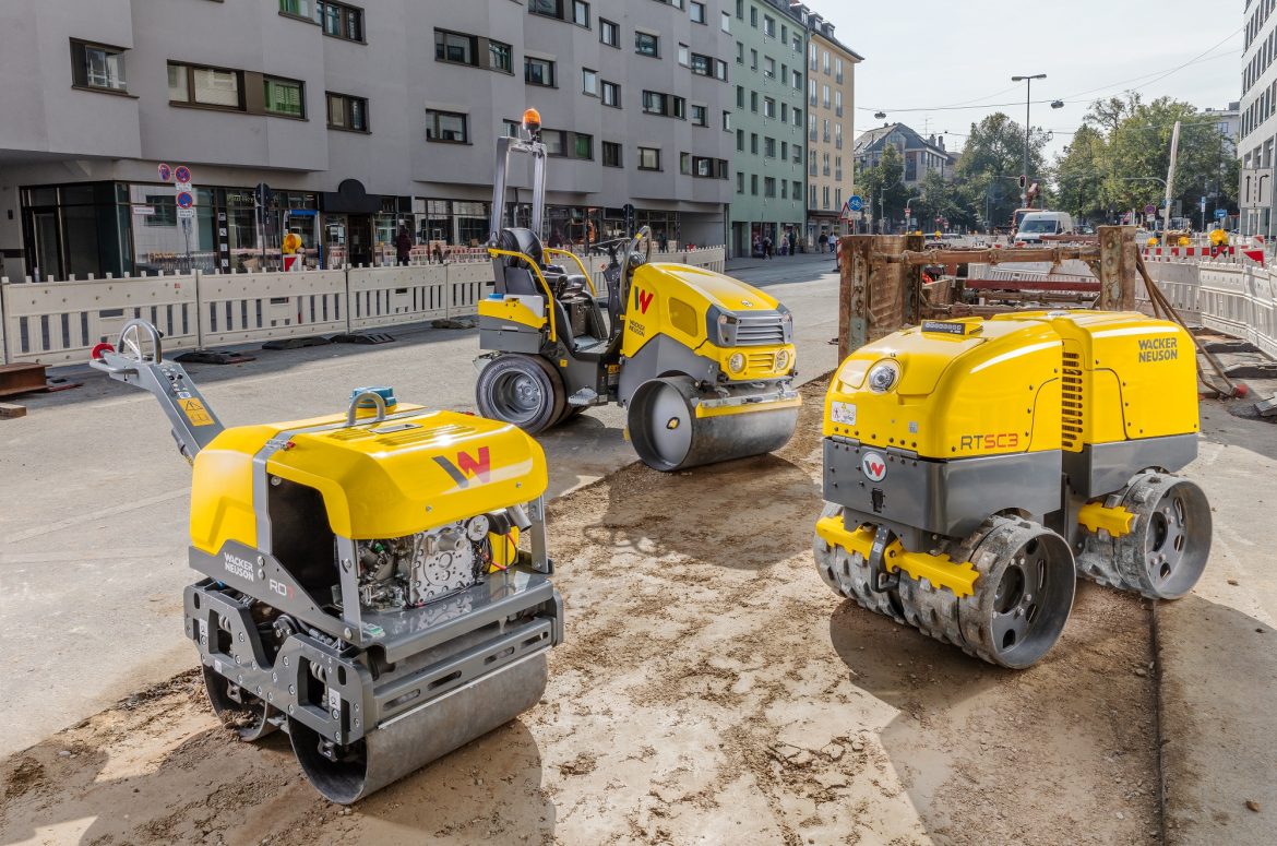 Wacker Neuson range of quality rollers typify the brand promise – all it takes .