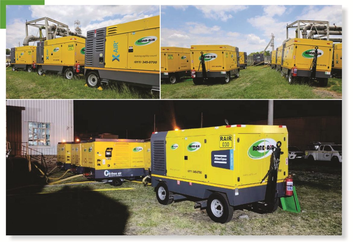 Rand Air delivers another successful emergency support hire supplying 25 compressors & 26 000 cfm within 4 days to a key mine cu