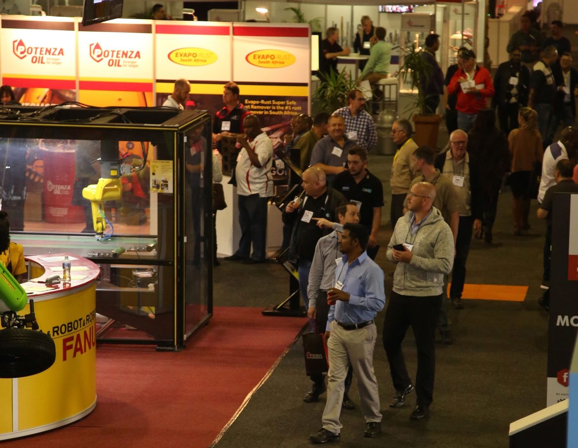 Visitors attending Machine Tools Africa 2017