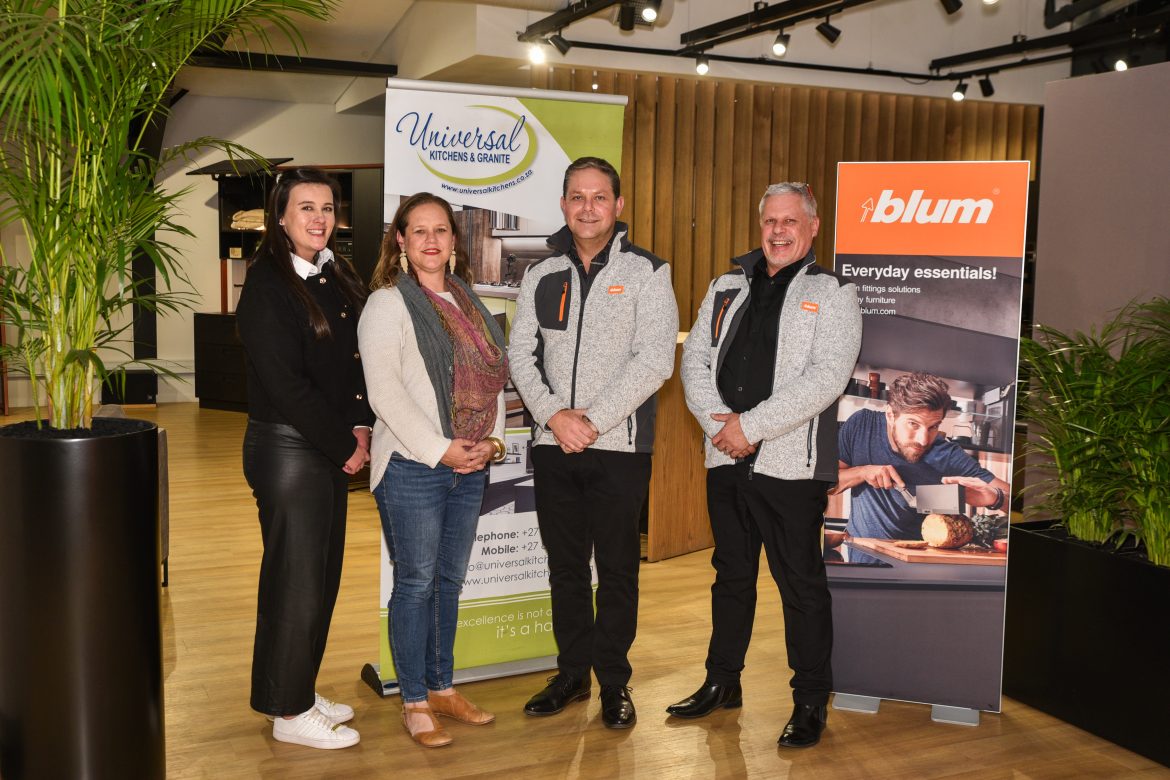 Cape Winelands Team from left Michelle du Plessis, Gena Versfeld, CEO Clinton van Breda, Paul Langedyk